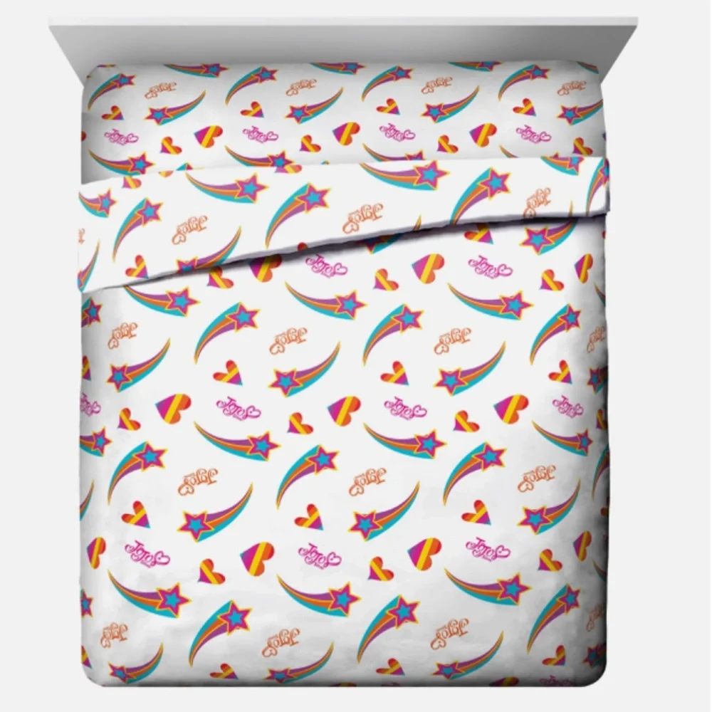 Jojo Siwa Rainbow Sparkle Queen Comforter Set